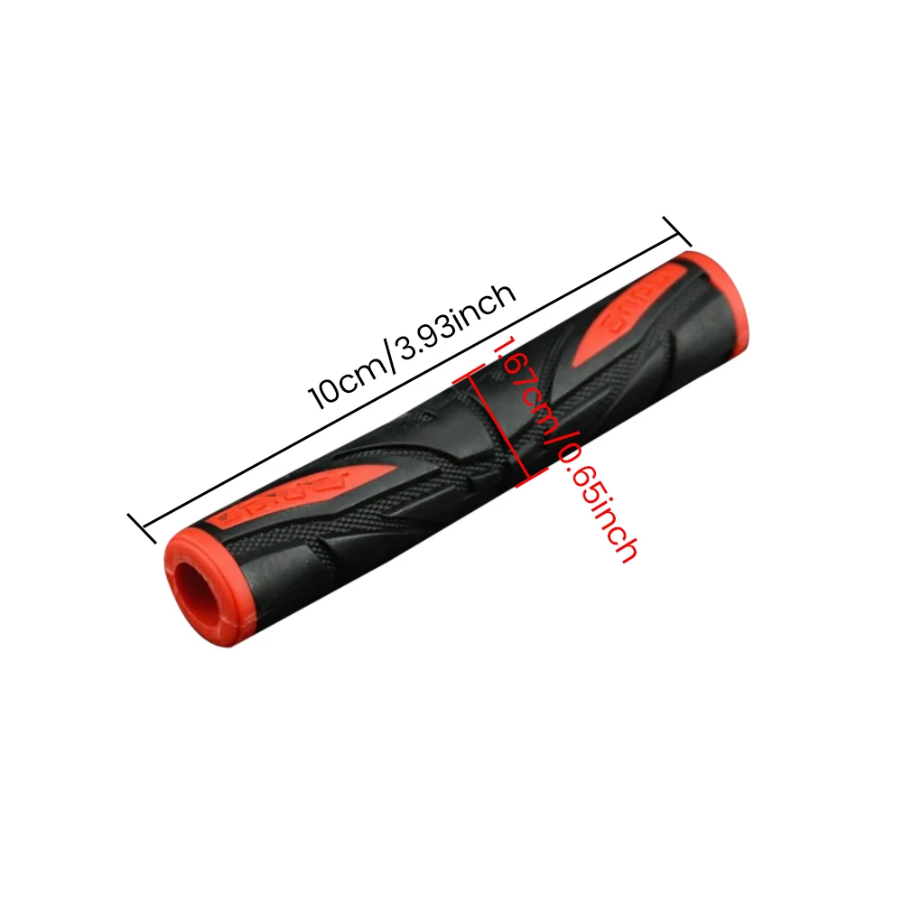 Color: Orange - 2Pcs Soft Anti-Slip durable Brake Handle Silicone Sleeve Motorcycle Bicycle Protection Cover Protective Handlebar Accessories