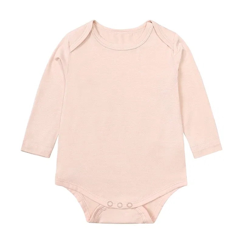 Color: black, Kid Size: 6M - 2025 Summer Newborn Boy Girl Romper Baby Bamboo Fiber Breathable Clothing Long Sleeve Toddler Jumpsuit Infant Bodysuit Pajamas