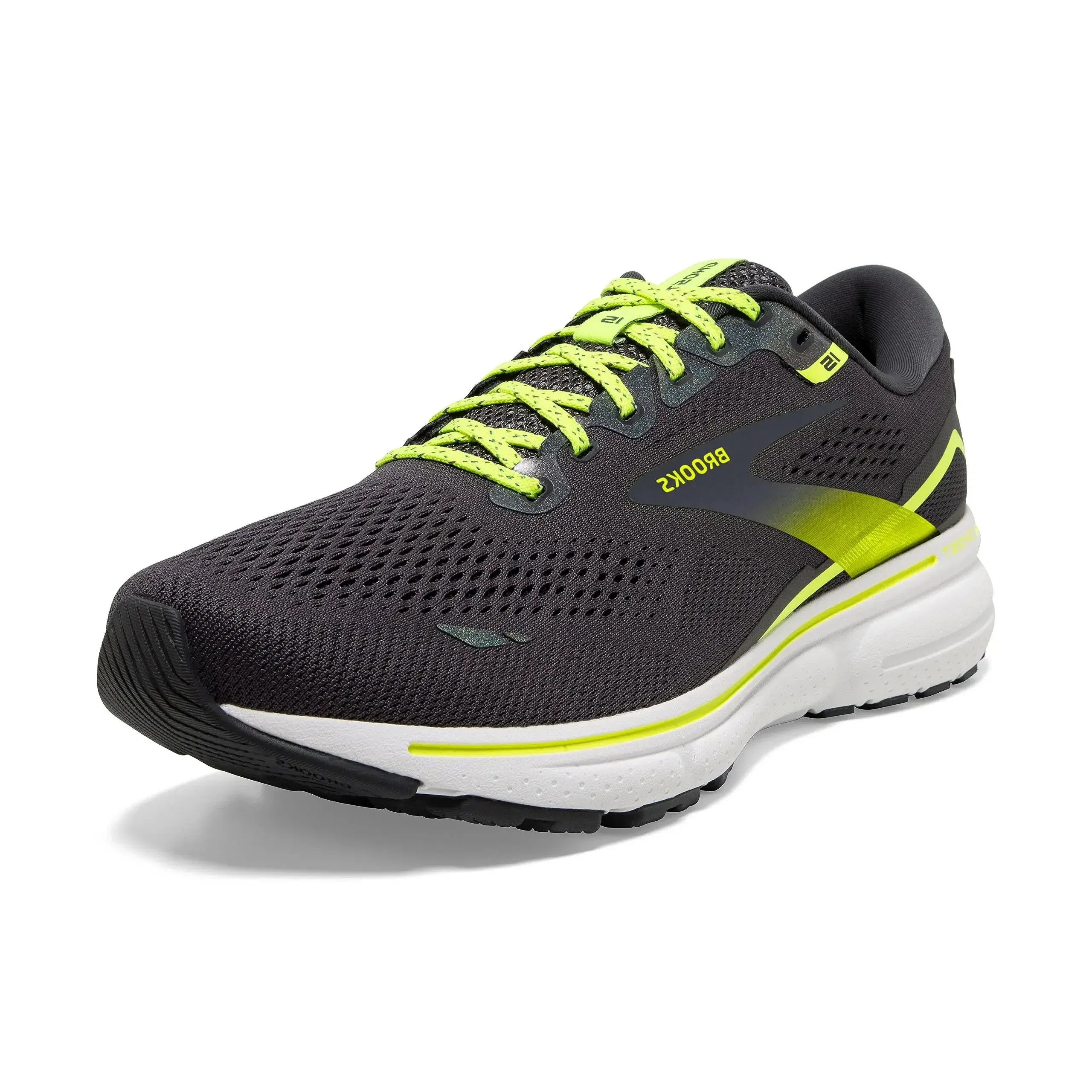 Color: Khaki, Shoe Size: 44 - Brooks Ghost 15 Neutral Running & Walking Shoe Men?™s & Women?™s Casual Sneakers Original