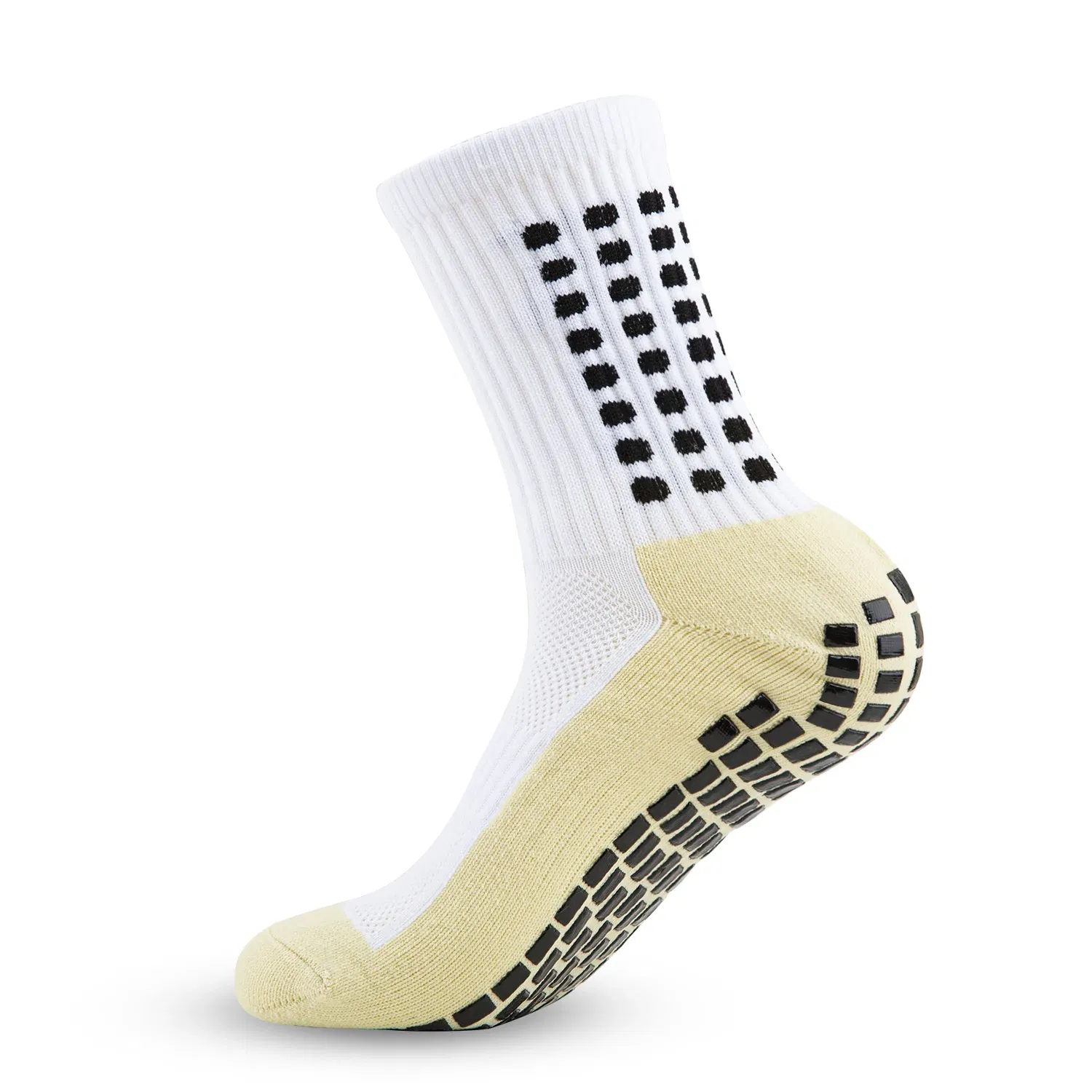 Color: Pink - Anti-slip Soccer Women Men Outdoor Sport Grip Football Yoga Socks