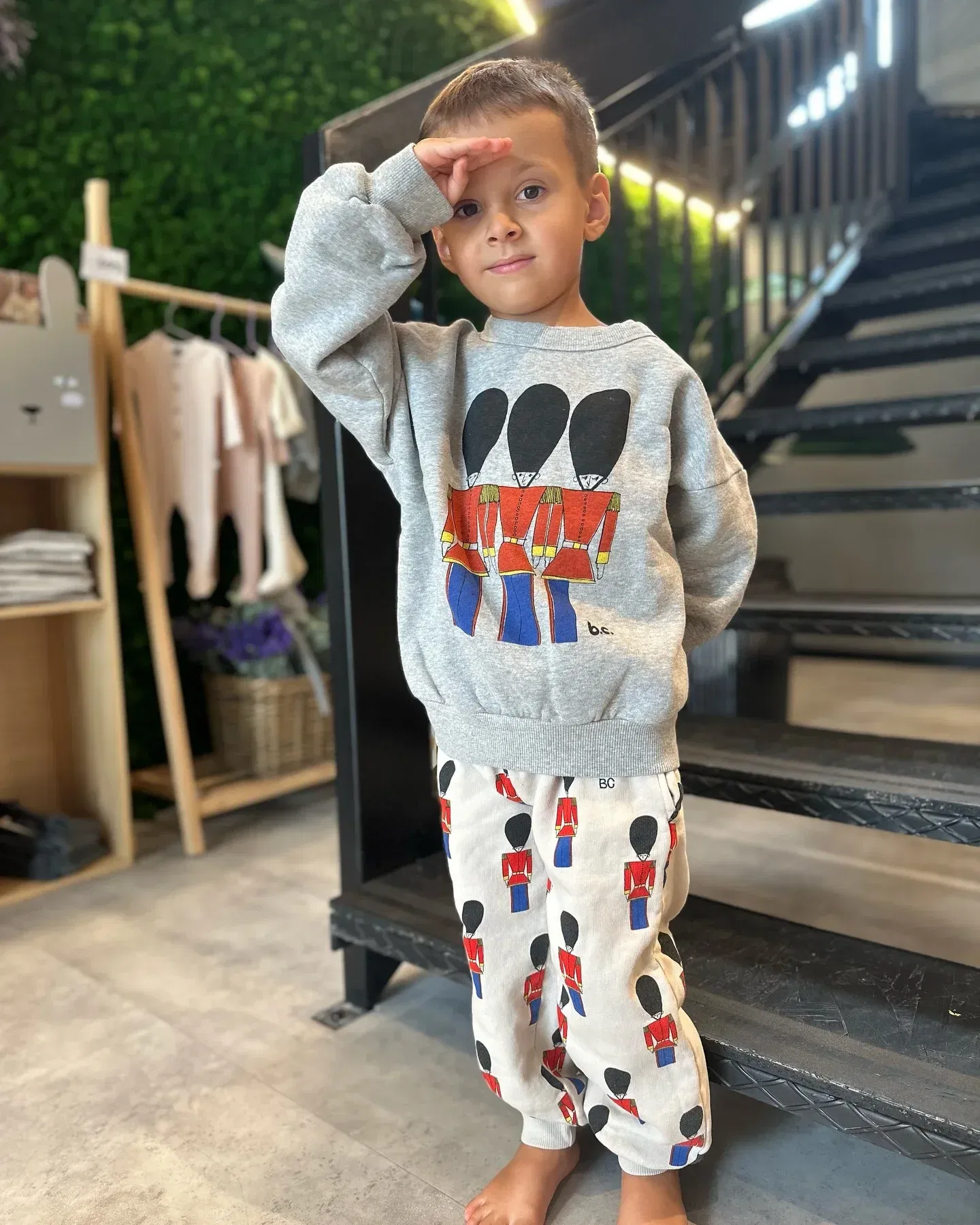 Color: SKY BLUE, Kid Size: 6 - Children's Spring Autumn Hoodie Cartoon Print Unisex Sweatshirt European Style Top for Boys And Girls