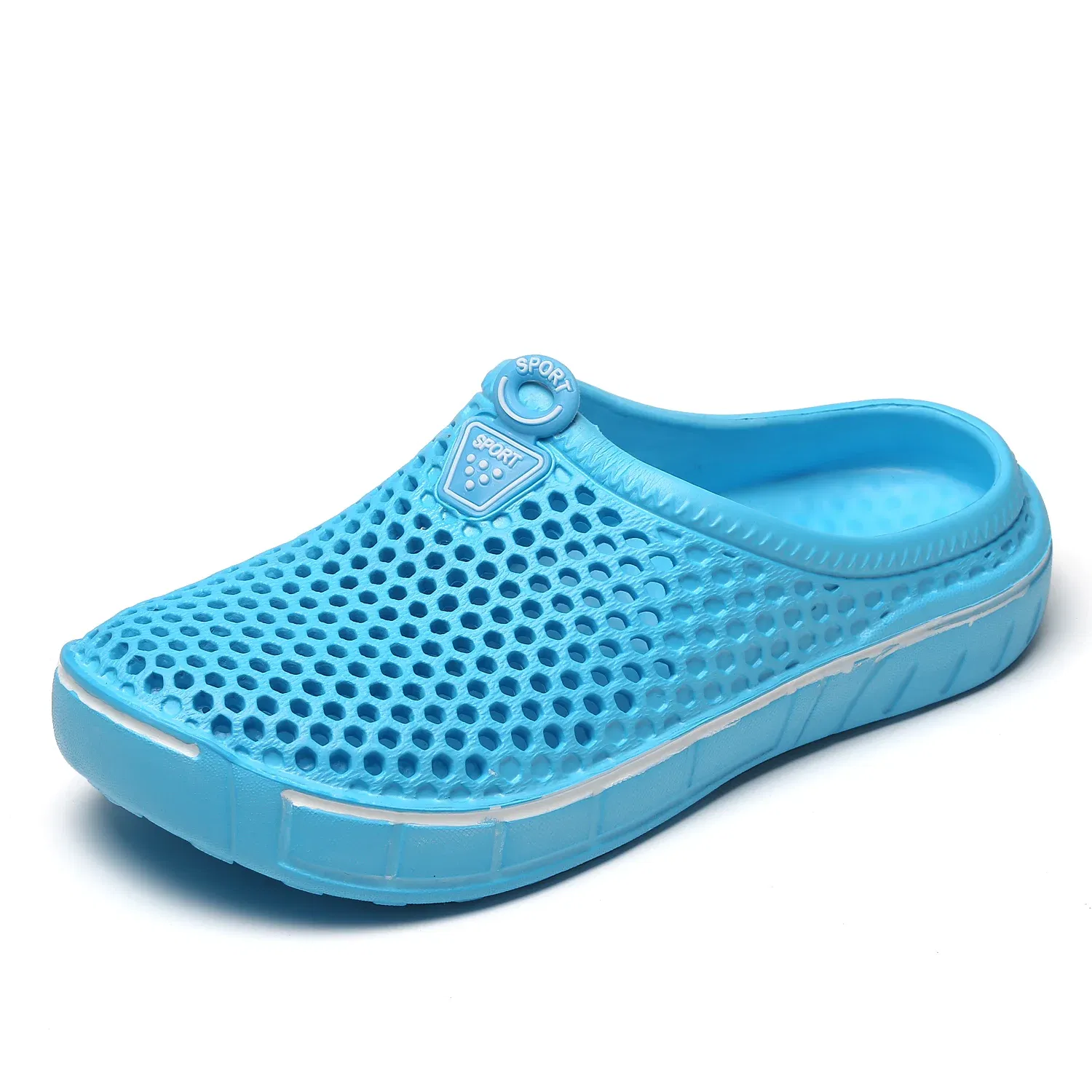 Color: Brown, Shoe Size: 37 - Men Slippers Beach Shoes Unisex Summer Hollow Outdoor Casual Men Beach Sandal Flip Flops Shoes Non-slip Size 36-45 Mens Slippers