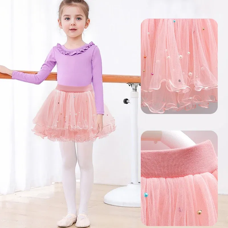 Color: PURPLE, Kid Size: 4T - 2pcs Lilo Stitch Summer Girls Outfits Cartoon T-shirt and Tutu Skirt Princess Clothes Suit Children Birthday Clothing Sets