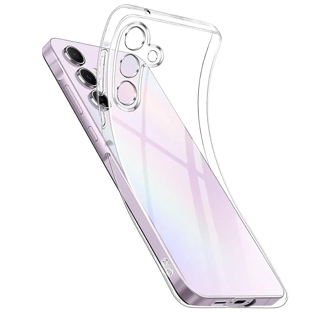 Material: Silicon - Ultra Thin Silicone Soft Case For Samsung Galaxy S25 S24 S23 S22 S21 S20 FE Plus Ultra Transparent Clear Cover Fundas