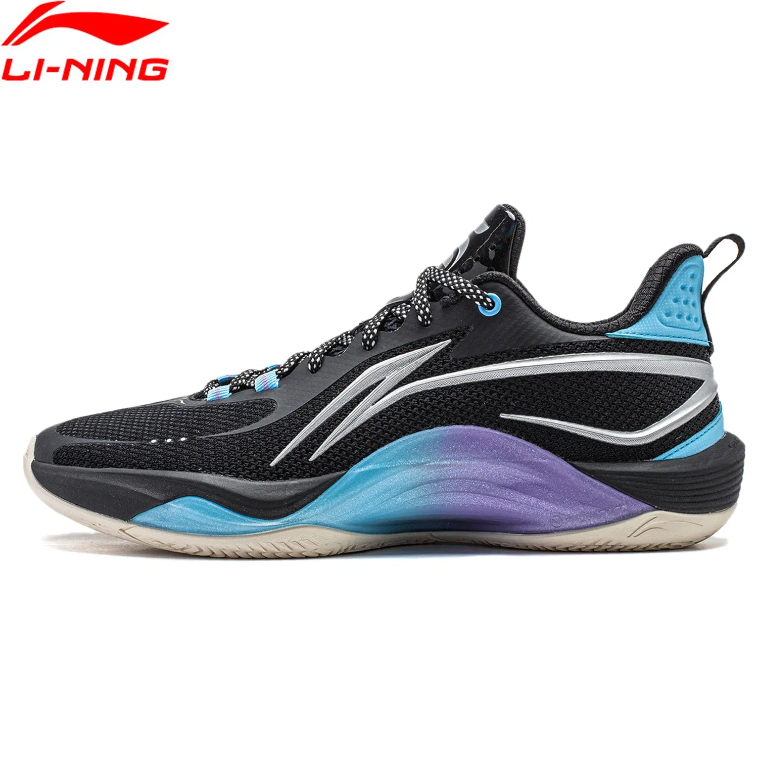 Color: SKY BLUE, Shoe Size: 8.5 - Li-Ning Men SHINING On Court Basketball Shoes Fred VanVleet Breathable Cushion LIGHT FOAM PLUS Sneakers Sport Shoes ABPU001