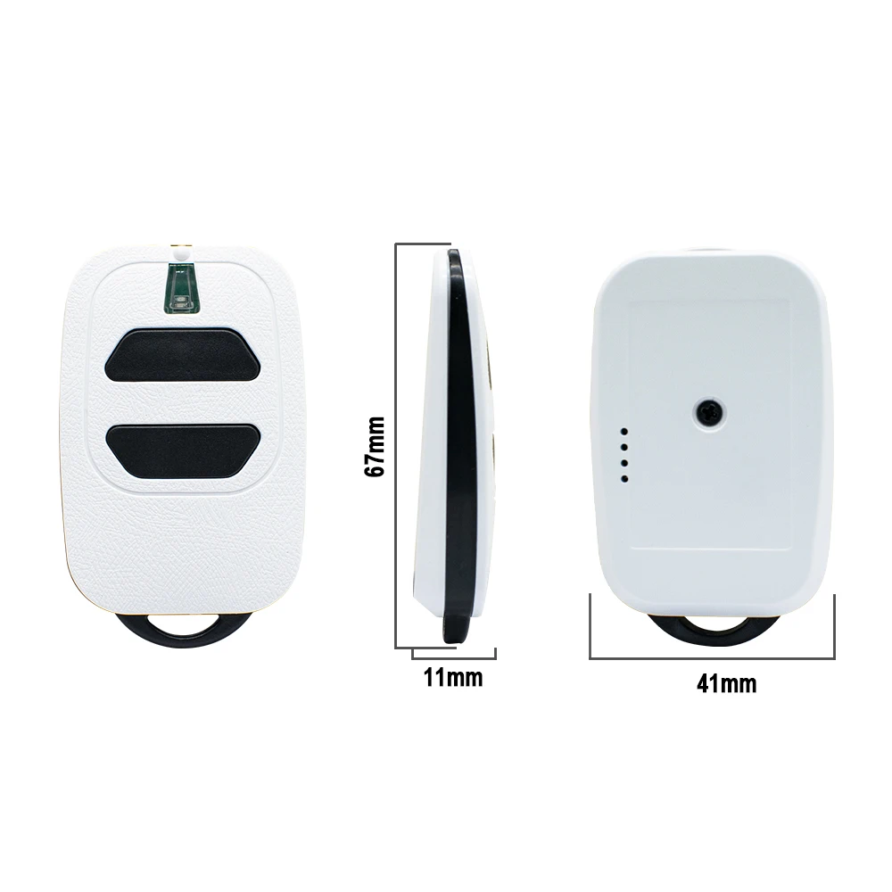 Color: WHITE - 100% Compatible DEA 433MHz Rolling Code Fixed Code Garage Remote Control For GTI2 GTI4 GT2 GT4 MIO TR2 4 GOLD 288 289 TR2N TR4N