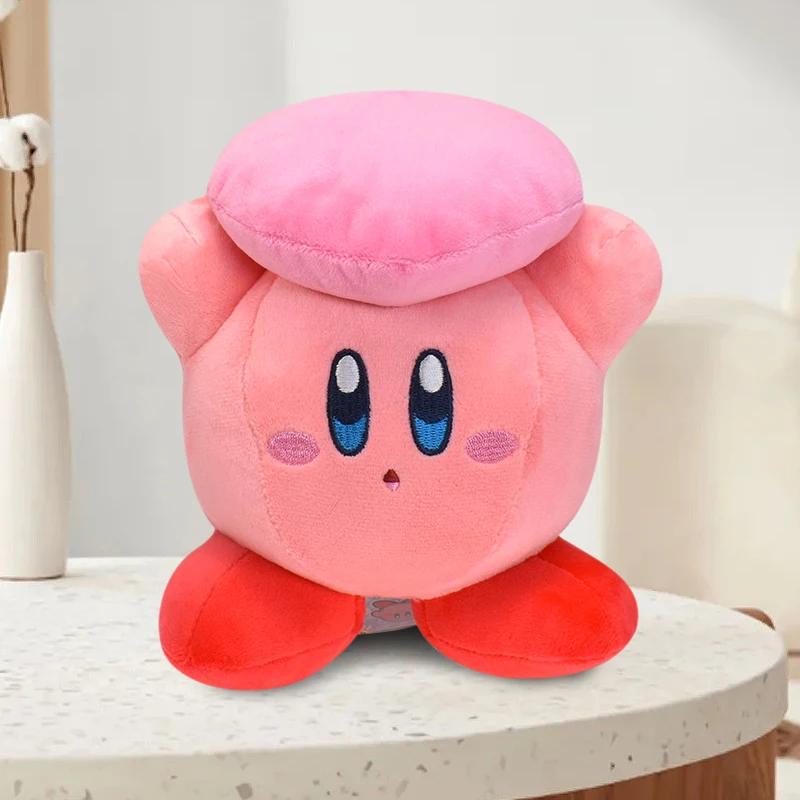 Color: Light Grey - Kirby King Dedede Waddle Dee Meta Knight Elfilin Plush Toy Kawaii Cartoon Peluche Doll for Kids Birthday Christmas Gift