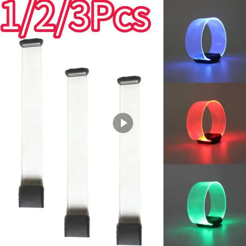 Color: Olive, Size: L, Ships From: CHINA - LED Light Bracelet Silicone Sound Controlled Led Light-emitting Bracelet Light Band Entertainment Party Wristband Halloween Belt