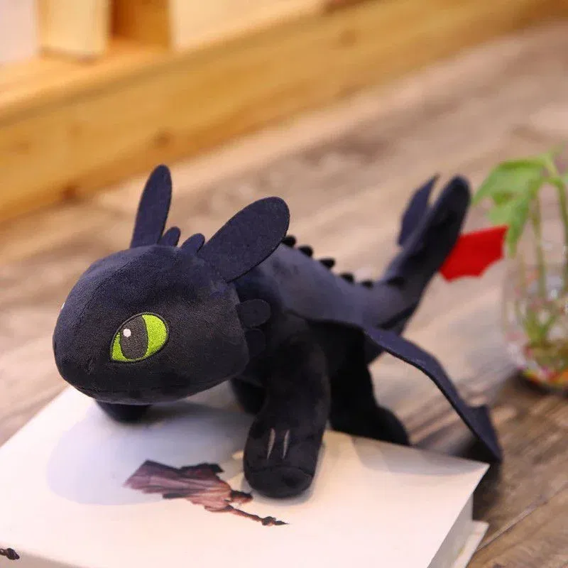 Color: black, Height: 100cm-150cm - 20-65cm Plushies Dragon Toys Kawaii White Black Dinosaurs Animal Stuffed Plush Toys In Stock Plush Kid Birthday Gifts for Kids