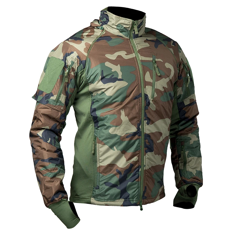 Color: Brown, Size: XXXL - Mege Men's Tactical Jacket Coat Fleece Parka Outdoor Outwear Lightweight Gear