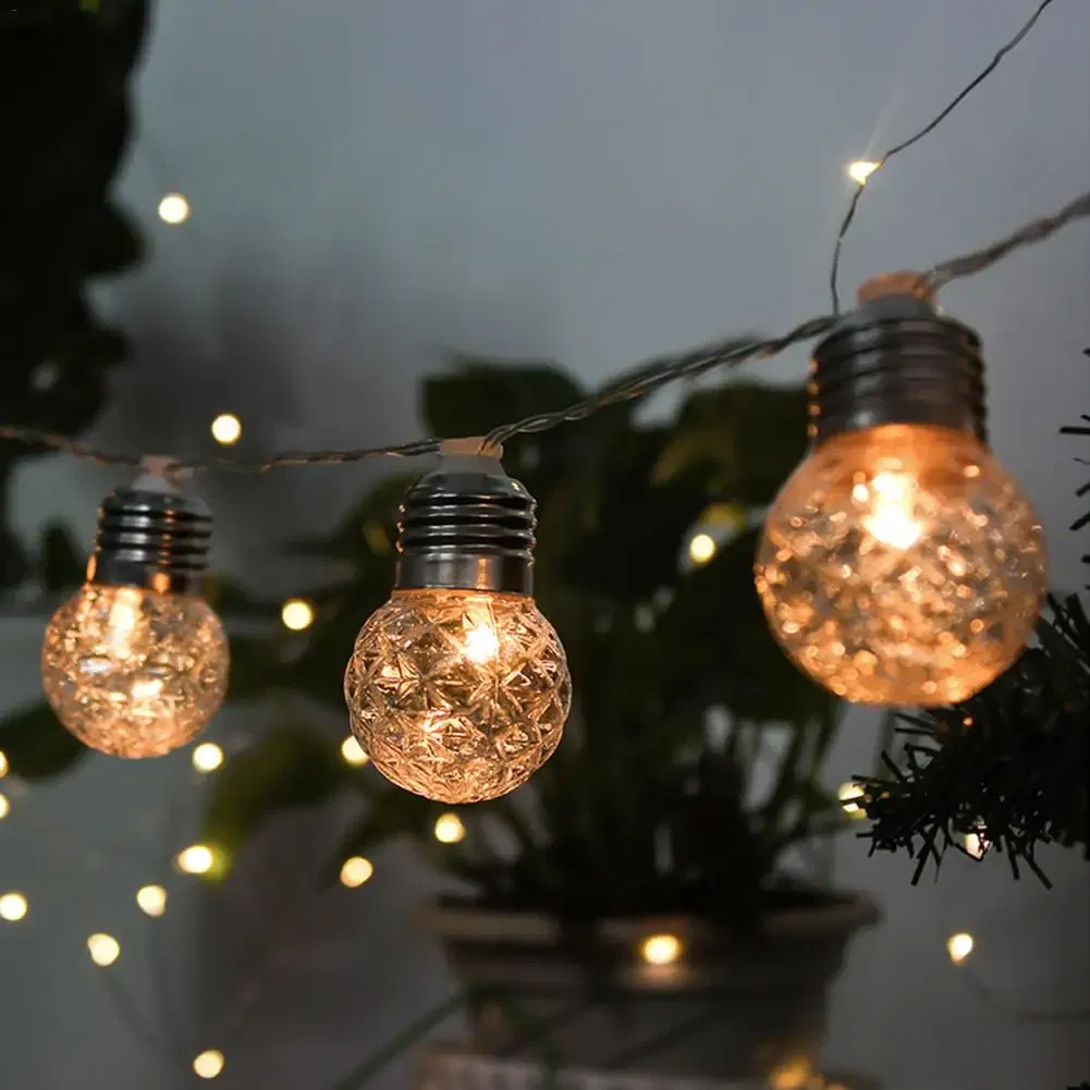 Size: L, Ships From: United States - 4m 10Led Solar Lamps LED Fairy Lights For Outdoor Lighting Of Outdoor Garden Yard LED Home Decor Lamp Christmas Festoon