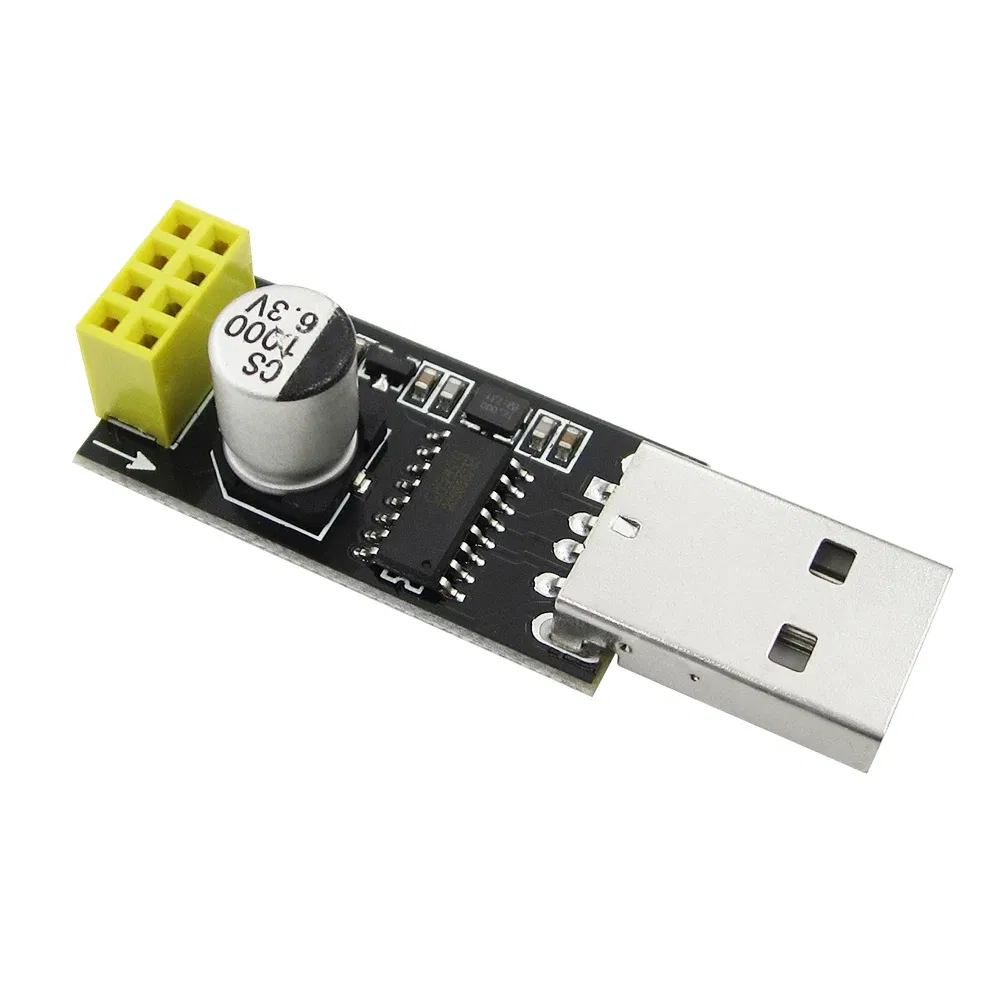 Color: black - ESP-01S Programmer Adapter UART GPIO0 ESP-01 Adaptater ESP8266 CH340G USB to ESP8266 Serial Wireless Wifi DevelopentBoard Module