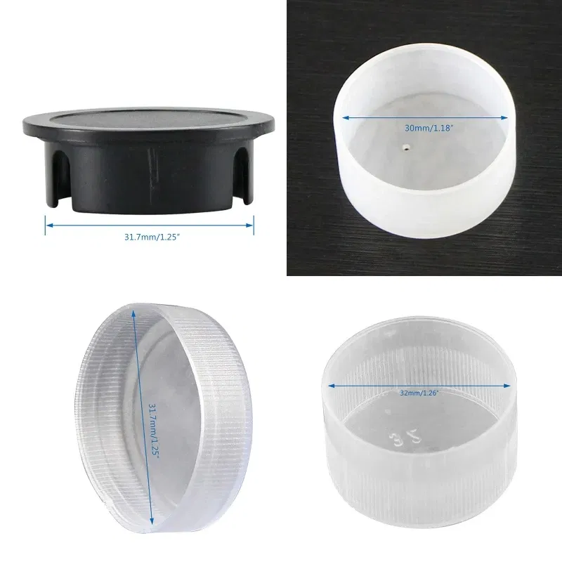 Color: Light Grey - Anti-Dust Protective Cover 1.25'' Astronomical Eyepiece Cover Accs
