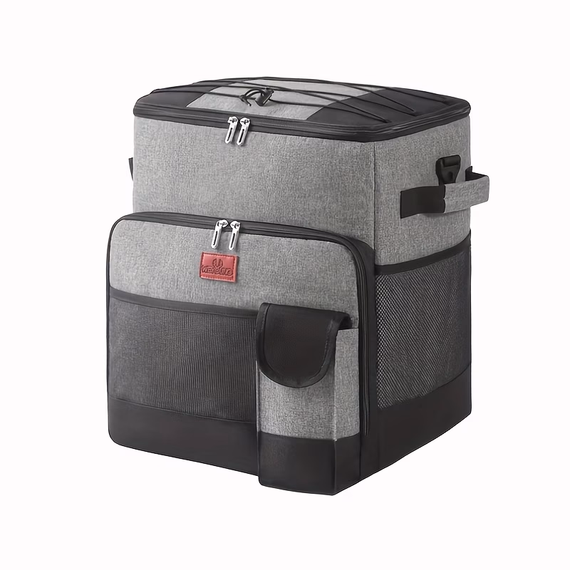 Picnic Bag Insulation Bag Large Meal Container Lunch Bag with Strip – Keep Your Meals Fresh and Cool on the Go