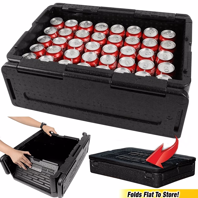 39L Collapsible Chilly Bin - Portable Insulated Cooler Box for Beach Camping BBQ Fishing Picnics – Keep Your Drinks Cool for Hours