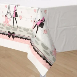 Party in Paris Tablecover Plastic