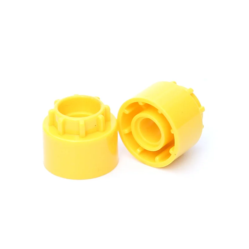 Color: Yellow - 1 Pcs Building Blocks 35186 Driving Ring Extension with 8 Teeth Inside and Outside Brick Collections Bulk GBC MOC Set