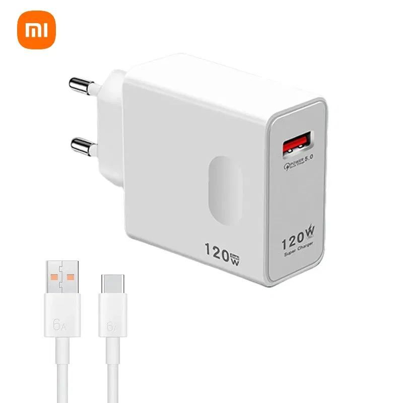 Plug Type: BR - XIAOMI 120W USB Super Fast Charger Type C Phone Quick Charge 5.0 Power Adapter For iPhone iPad Samsung Huawei Oppo Oneplus