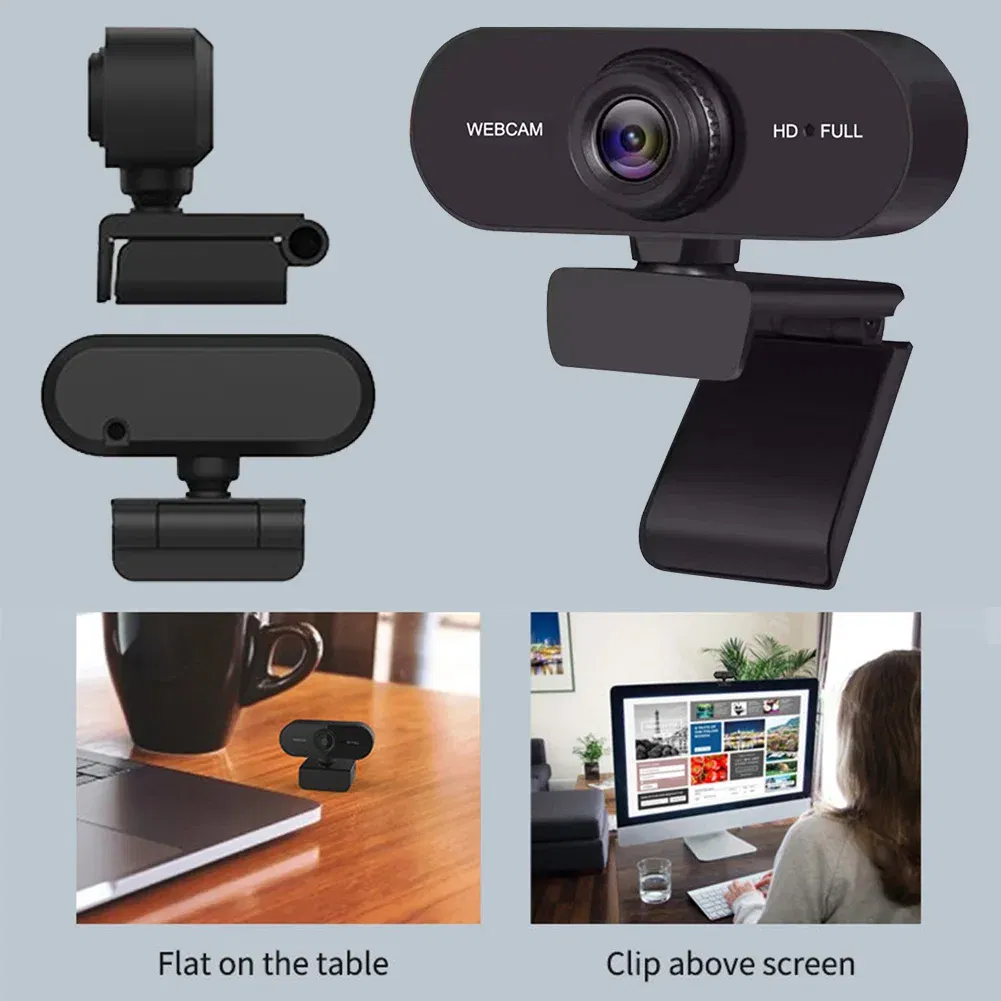 Color: Red, Ships From: CHINA - HD 1080P/2K Web Camera USB Camera Built In Microphone USB Network Camera Web Camera Autofocus Business Webcam for PC Laptop