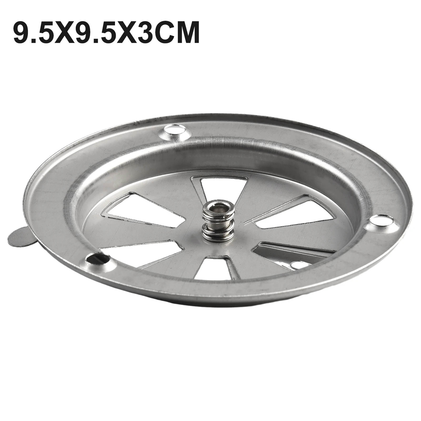 BBQ Grill Smoker Exhaust Vent Stove Air Vent Damper 95mm Stainless Steel Air Vent BBQ Accessories Replacement Parts