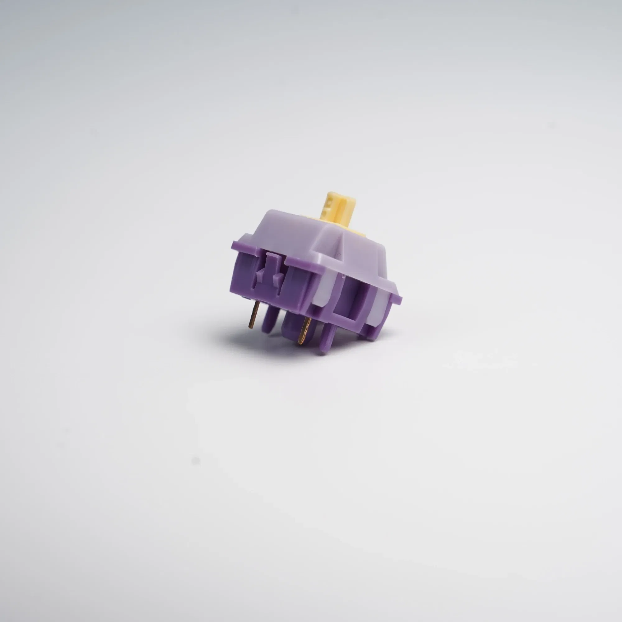 Color: Olive, Axis Body: Yellow Switch - KTT Hyacinth Linear Switch Five Pins Switches MX For Mechanical Gaming Keyboards 45g Prelubed