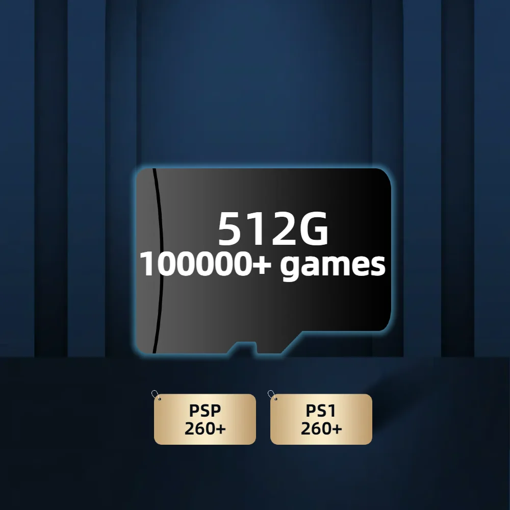 Game Card For Anbernic RG ARC S D Memory TF Plug&Play Retro Games PSP PS1 SD portable Handheld High Speed Card 1Tb 512G