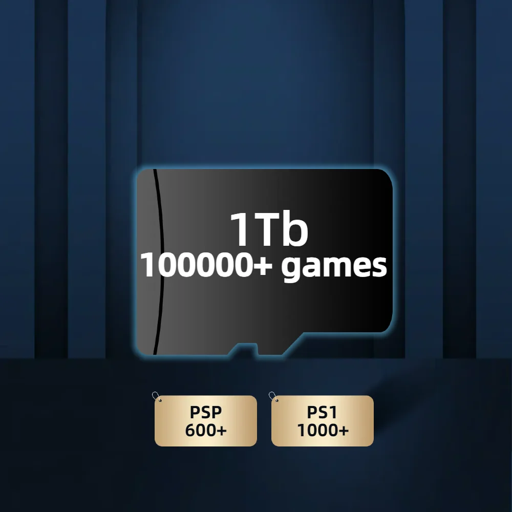 Game Card For Anbernic RG ARC S D Memory TF Plug&Play Retro Games PSP PS1 SD portable Handheld High Speed Card 1Tb 512G