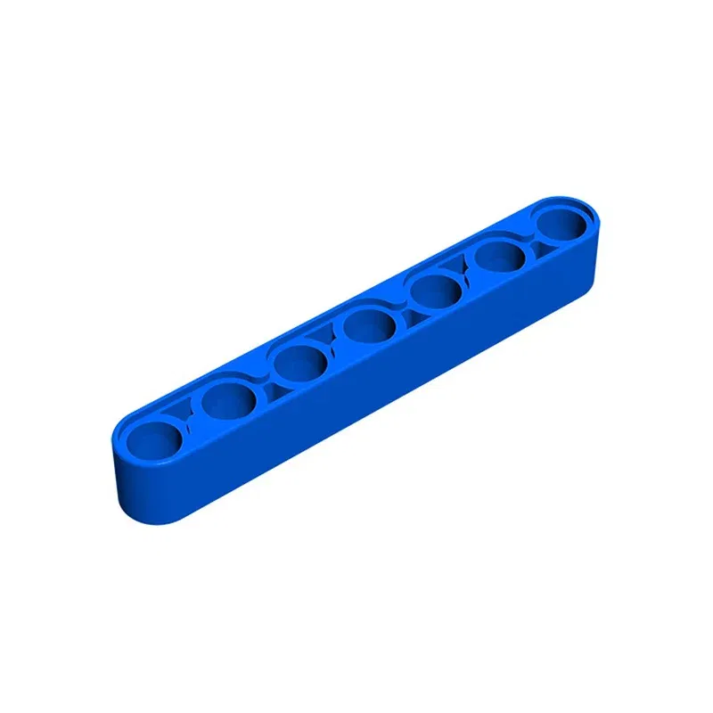 Color: Blue - 1 Pcs Buildings Blocks 32524 Liftarm Thick 1 x 7 Brick Collections Bulk Modular GBC Toy For High-Tech MOC Set