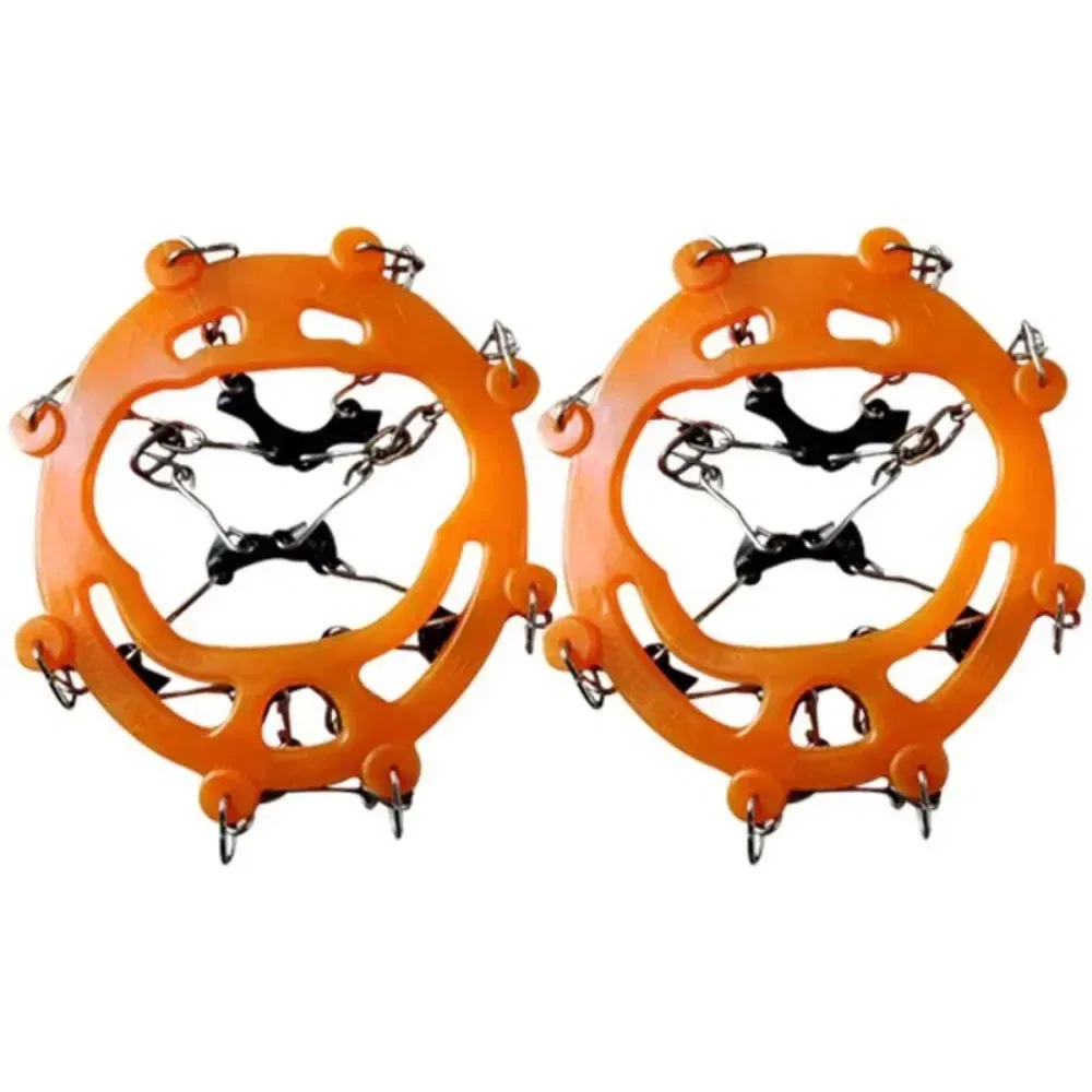 Outdoor Winter Hiking Climbing Snow Spikes Crampons Cleats Chain Claws Grips Boots Cover Ice Gripper Spike for Shoes Anti