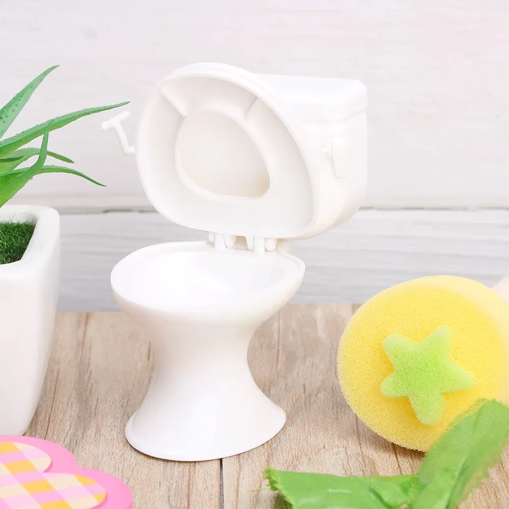 Mini House Decoration Toys Bathroom Ornament