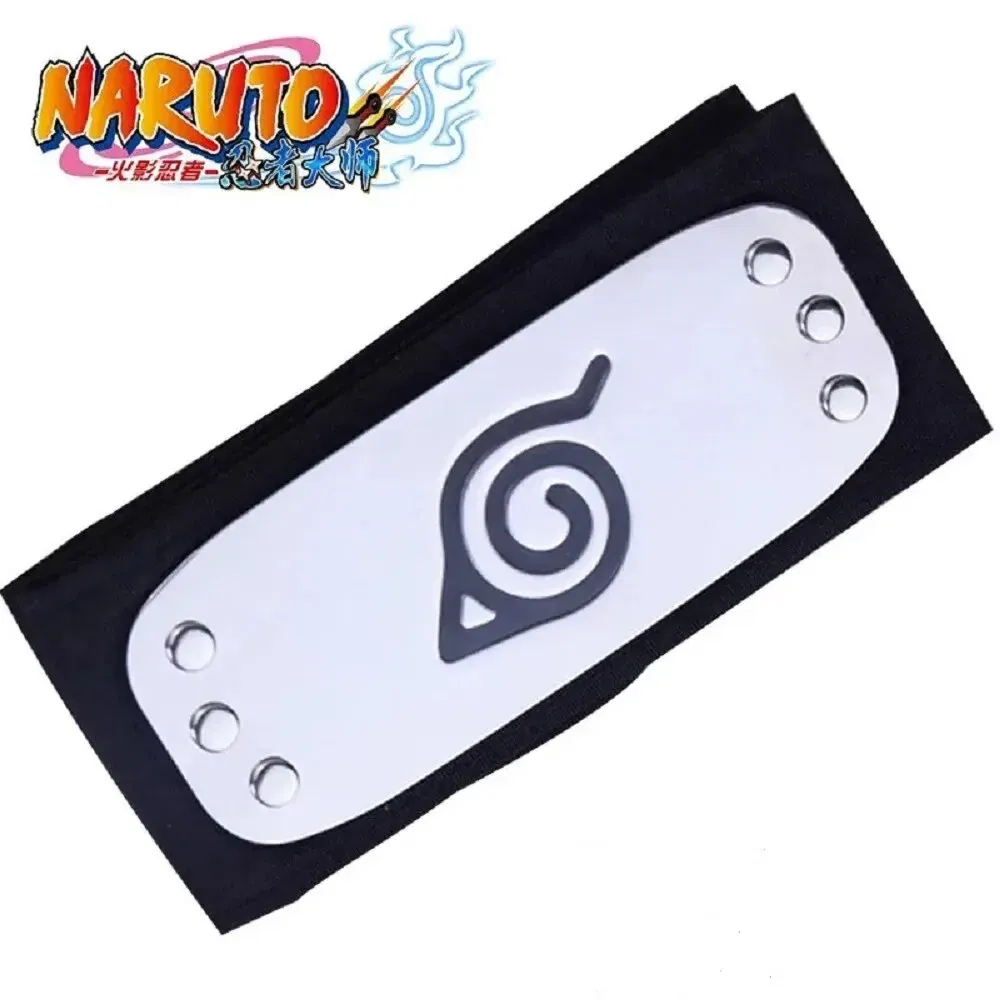Color: Silver - Ninja Headband Rebel Leaf Naruto Forehead Protector Coslapaly Anime Peripheral