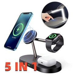 ChargeHub 5-in-1 MagElite: Wireless Fast Charging Station