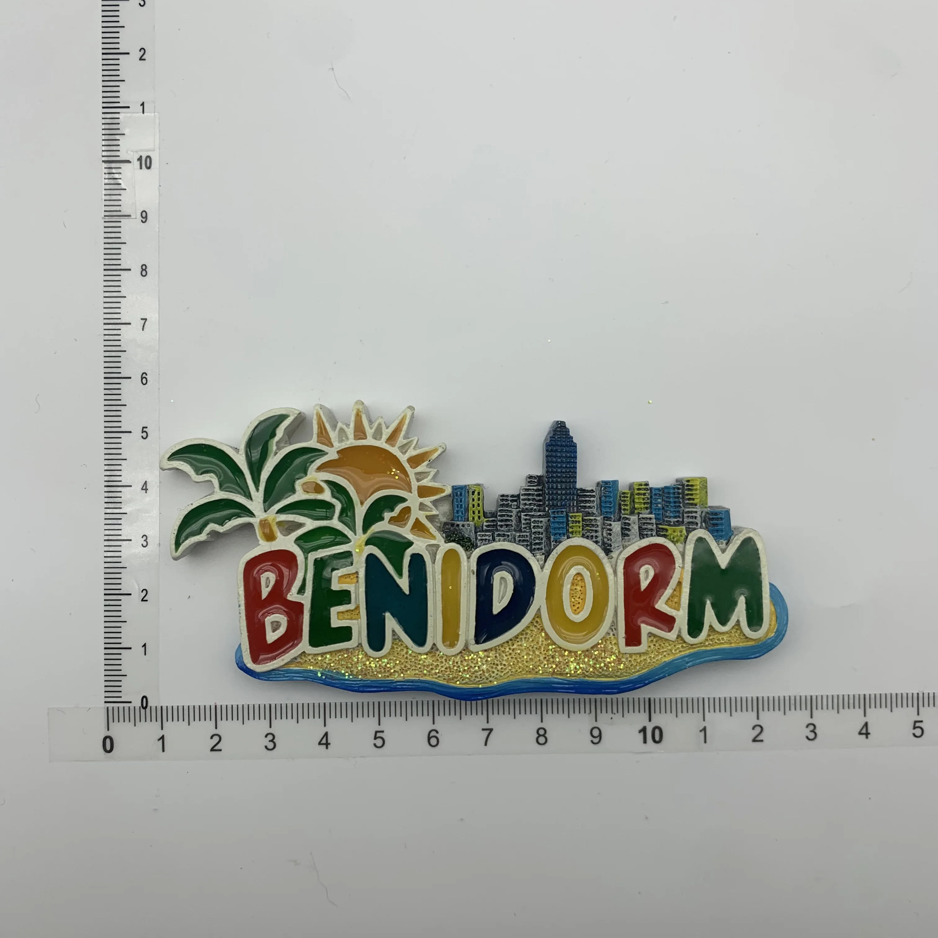 Color: Blue - Special Offer Spain Torrevieja Benidorm Ukraine Tourist Souvenirs Refrigerator Magnetic Stickers Travel collection Gift