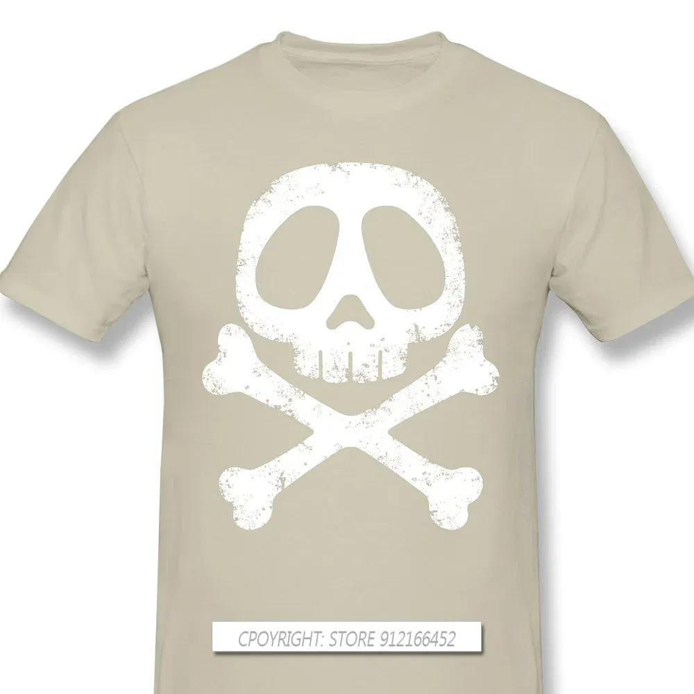 Color: Khaki, Size: XXXL - Cool Black TShirt Space Pirate Captain Harlock Arcadia Kei Yuki Anime Homme T-Shirts Tee Pure Cotton Oversize Short Sleeve
