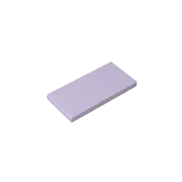 Color: Sand Blue - Gobricks GDS-614 Tile 2 x 4 compatible with lego 87079 pieces of children's DIY  Educational Building Blocks Technical