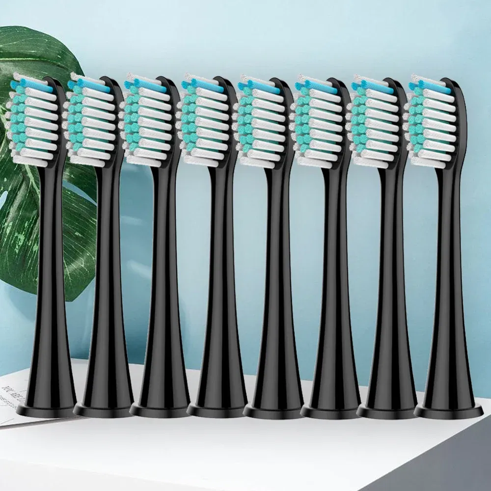 Color: Gold - Electric toothbrush replacement head, Philips Sonicare toothbrush head, sonic vibration cleaning toothbrush head