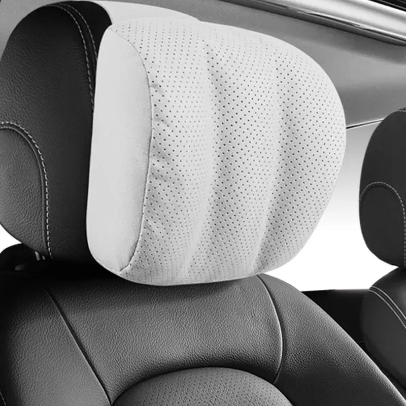 Color: green - Car Headrest Neck Pillow For Mercedes Benz S-Class Maybach Pillow Auto Seat Driving Travel Head Pillow All Season Universal