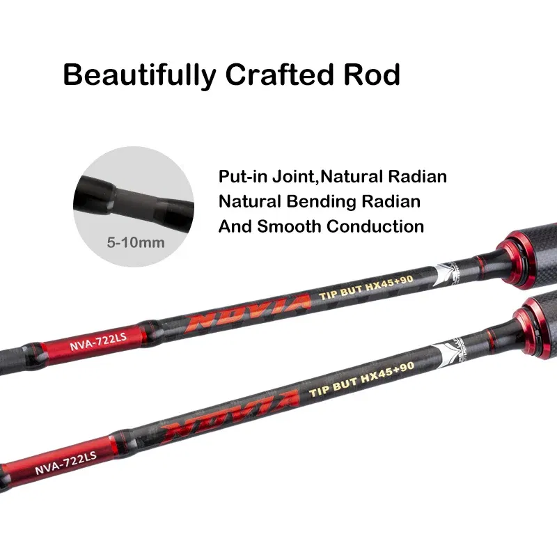 Color: Red - PURELURE NOVIA Sea Lure Boat Fishing Surf Casting Squid Rod Bait Wooden Rod EGI Rod Squid Jig Lure Big Tail Squid Cuttlefish