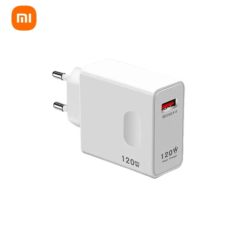 Plug Type: IL - XIAOMI 120W USB Super Fast Charger Type C Phone Quick Charge 5.0 Power Adapter For iPhone iPad Samsung Huawei Oppo Oneplus
