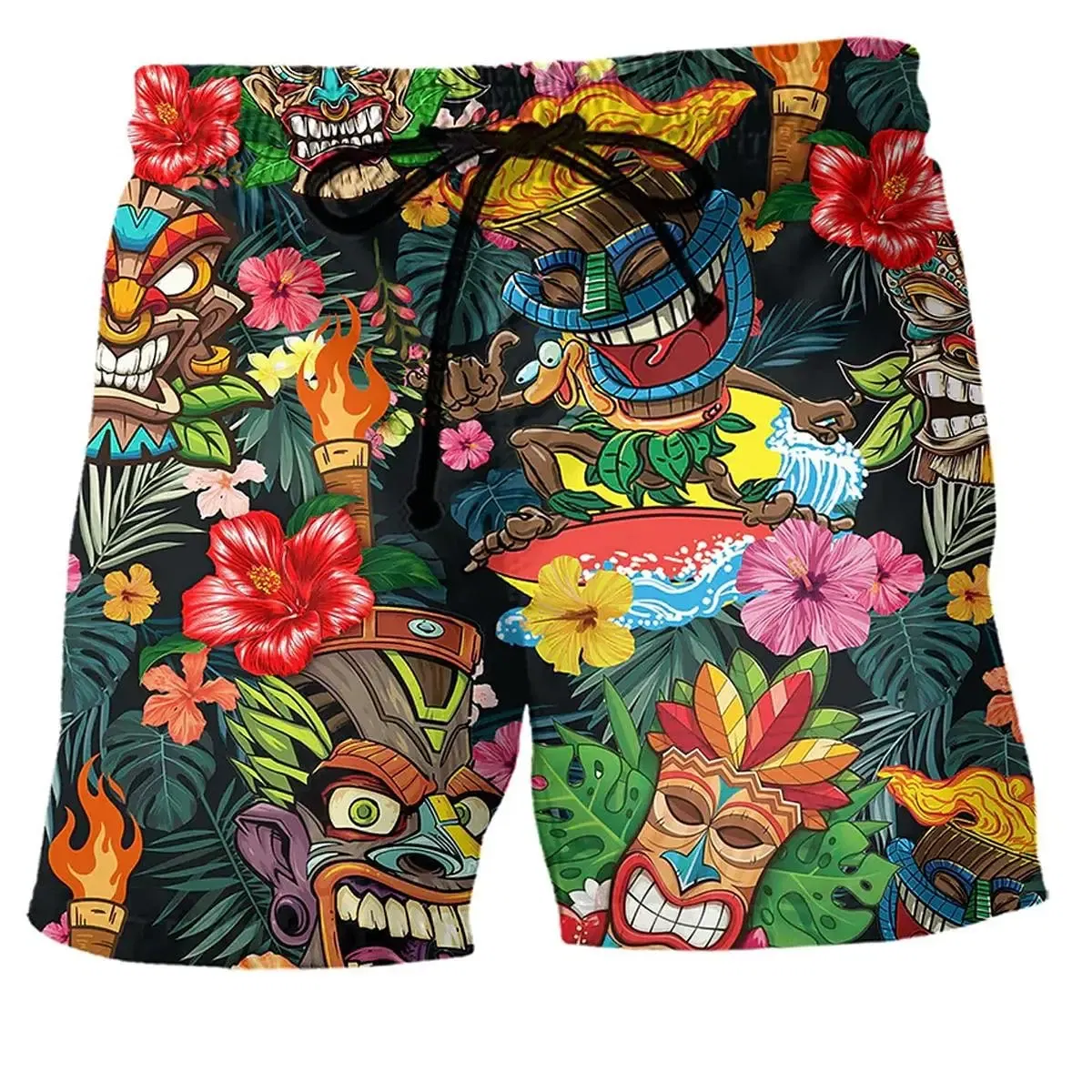 Color: Beige, Size: XXXL - Men's Swimwear Shorts Skull 3D Printed Surfing Board Shorts Kids Beach Shorts Men's Swim Trunks Masculina Briefs Boys Trunks