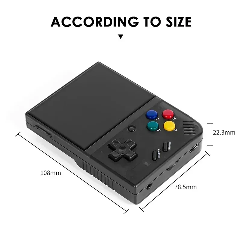 Color: Silver, Bundle: Bundle 3 - MIYOO Mini Plus Portable Retro Handheld Game Console V2 Mini+ IPS Screen Classic Video Game Console Linux System Children's Gift