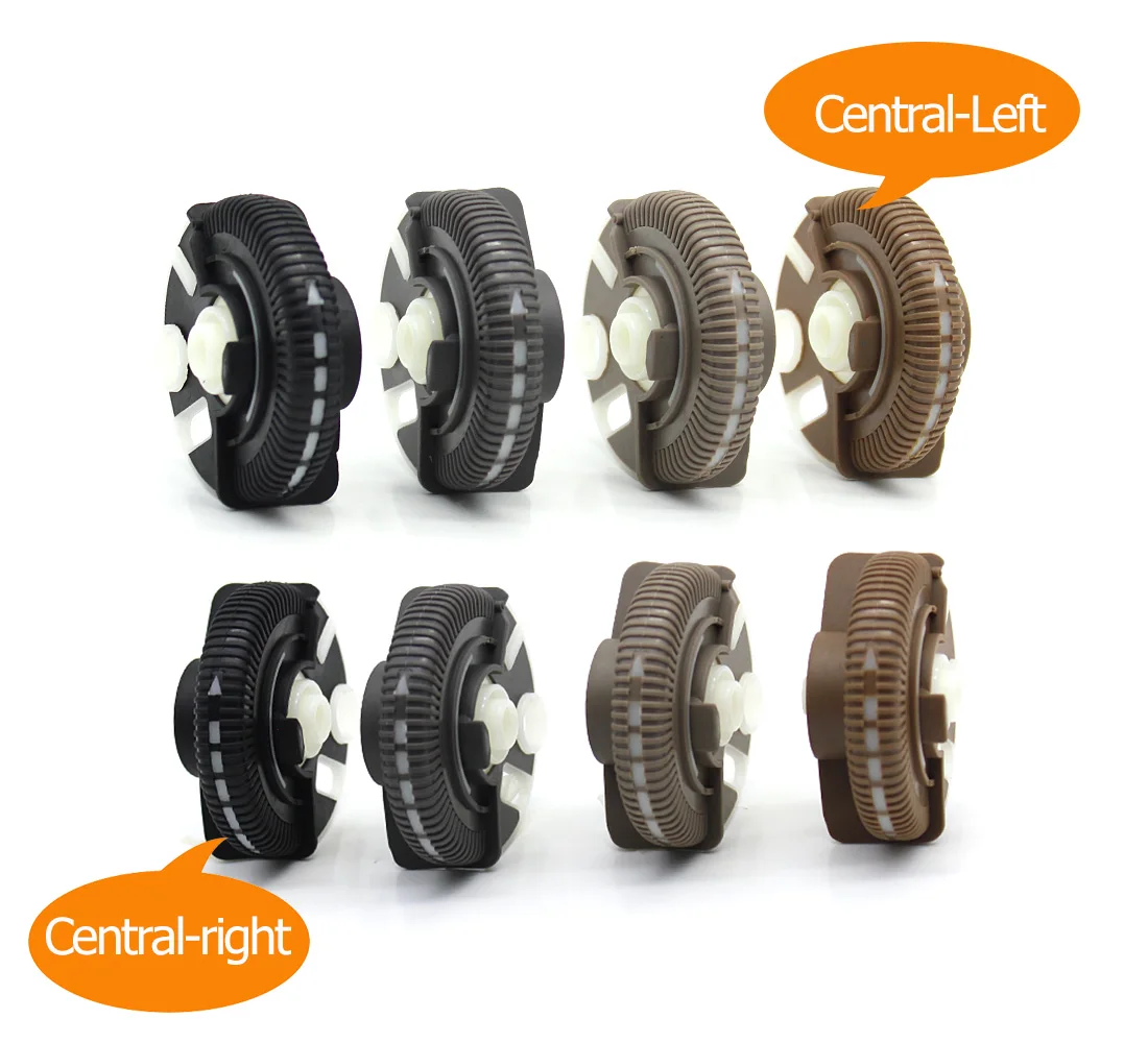 Color Name: Orange - Front Air Conditioner Control Roller Ac Vent Base Rolling Wheel For Mercedes Benz E Class W211 2003-2008 E200 E230 E260 E280