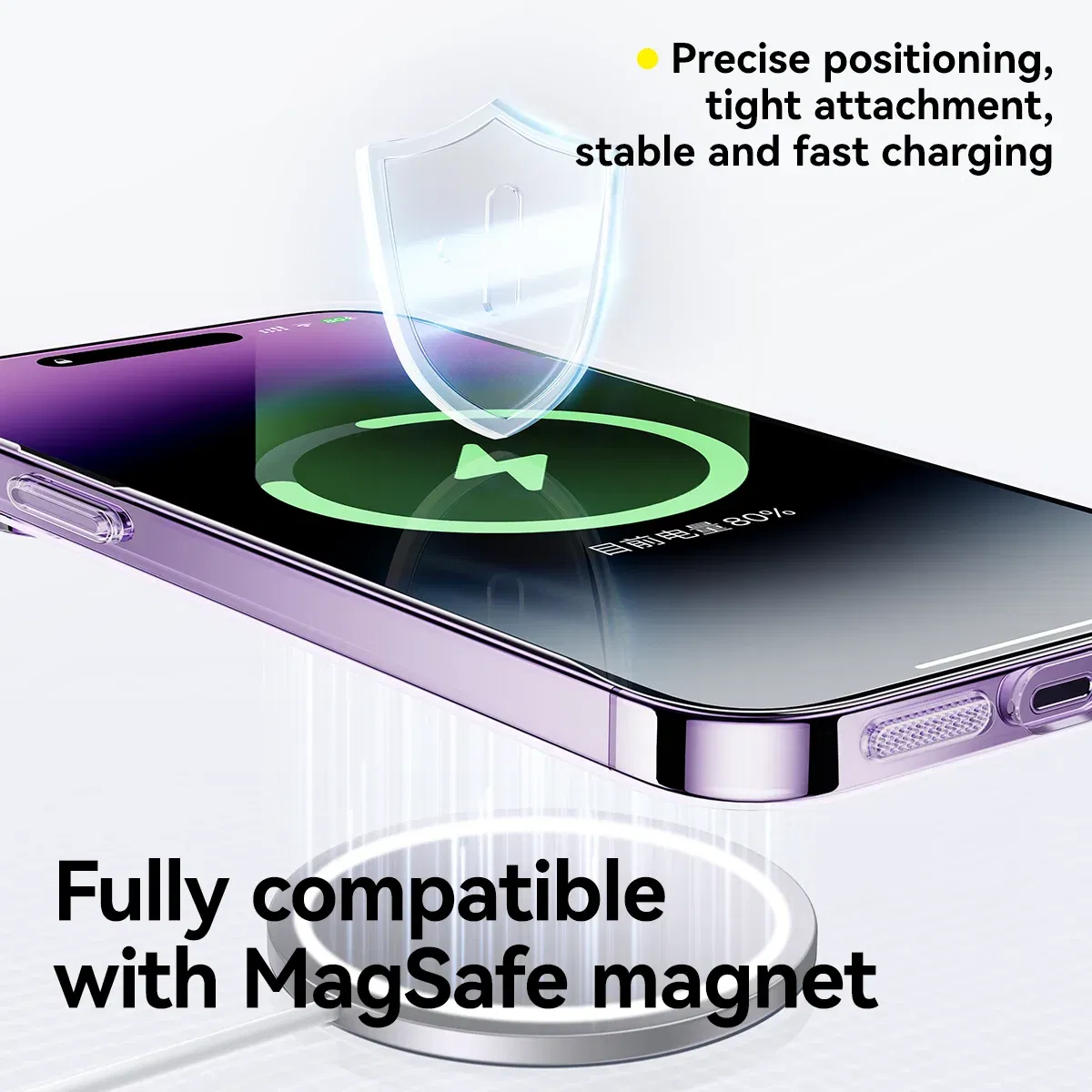 Color: black, Ships From: CHINA, Material: Genuine Leather - Baseus for iPhone 15 Pro Max Lucent Magnetic Case Hard PC Clear Case for iPhone 15 14 13 Pro Plus Magnet Protective Phone Case