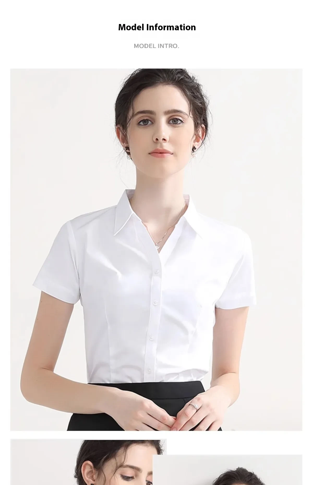 Women's Short Sleeve Shirts with Collars