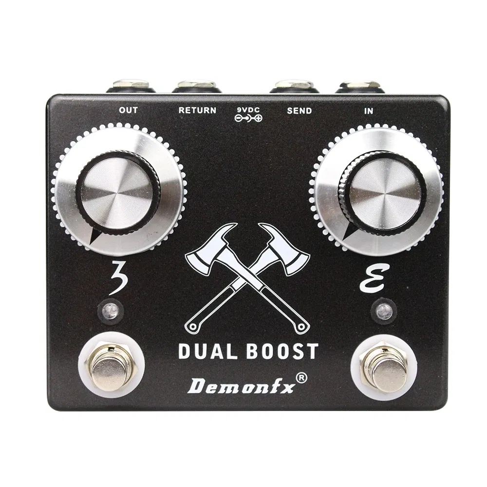 Color: Navy Blue - Demonfx High quality Guitar Effect Pedal Wah Distortion Overdrive Delay Reverb Compressor Booster Pedal