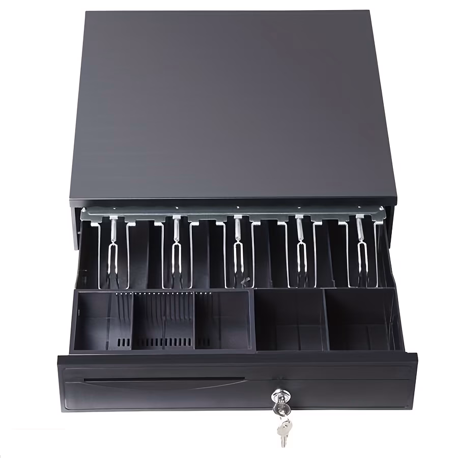 Heavy Duty Cash Drawer with Lock – Secure and Durable Cash Storage for Retail Environments