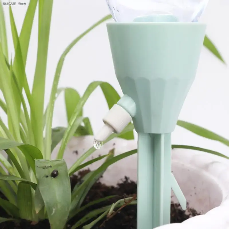 Color: Red - 1X Adjustable Drip Irrigation System Automatic Self Watering Spikes for Plants Indoor Outdoor Potted Plants Irrigation System