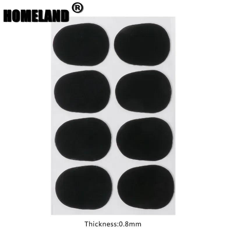 Color: light yellow - Big sale8pcs Treble/Alto/Tenor Sax Clarinet Mouthpiece Patches Pads Cushions 0.5mm 0.8mm