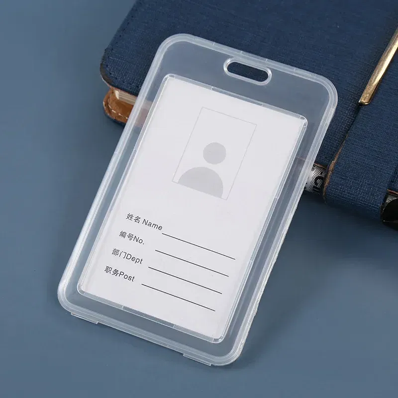 Color: Clear - Women Men Card Cover Case Plastic Transparent Business Credit Cards Bank ID Card Sleeve Protect Holder Case for Student
