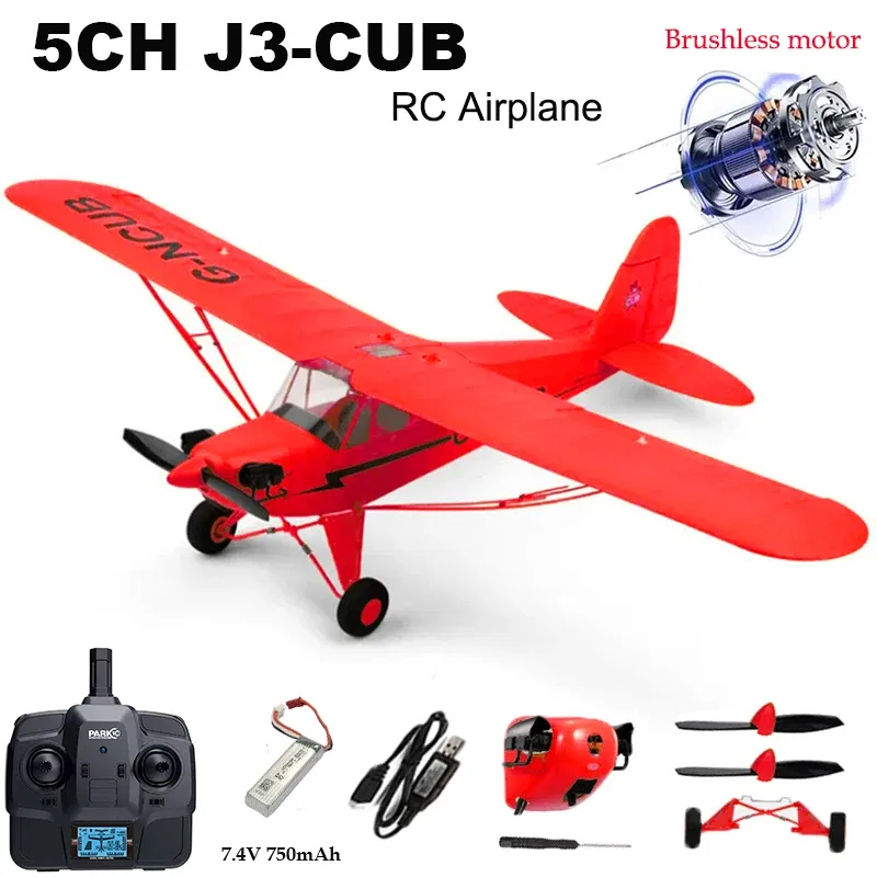 Color: Yellow - 2025 New Hot 2.4G RC Plane WLtoys A160 Upgraded Version Red 5CH 3D/6G Fixed Wing Aircraft Brushless Motor Outdoor Toys For Gift